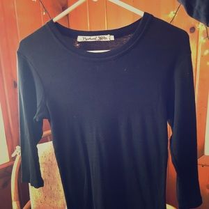 Michael Stars OS original tee 3/4 length sleeves